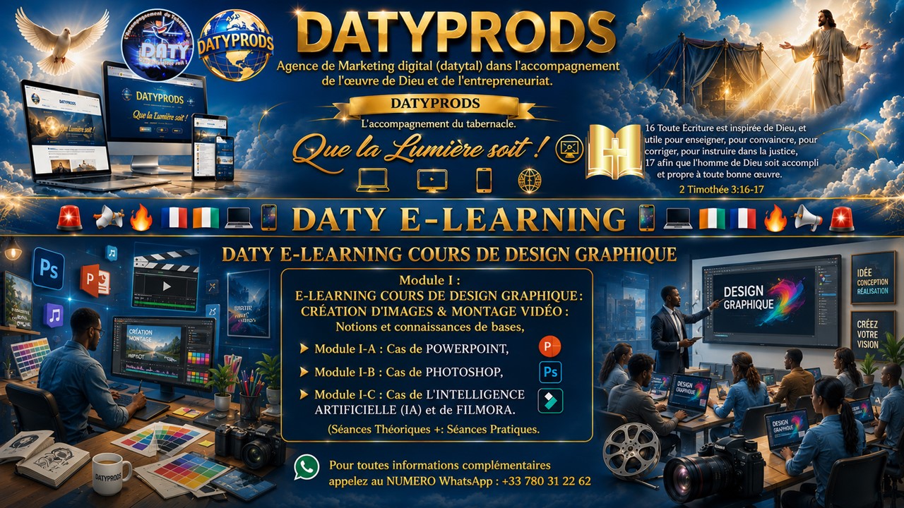 DATY E-LEARNING COURS DE DESIGN GRAPHIQUE